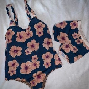 Hibiscus One Piece L Hibiscus Shorts size M